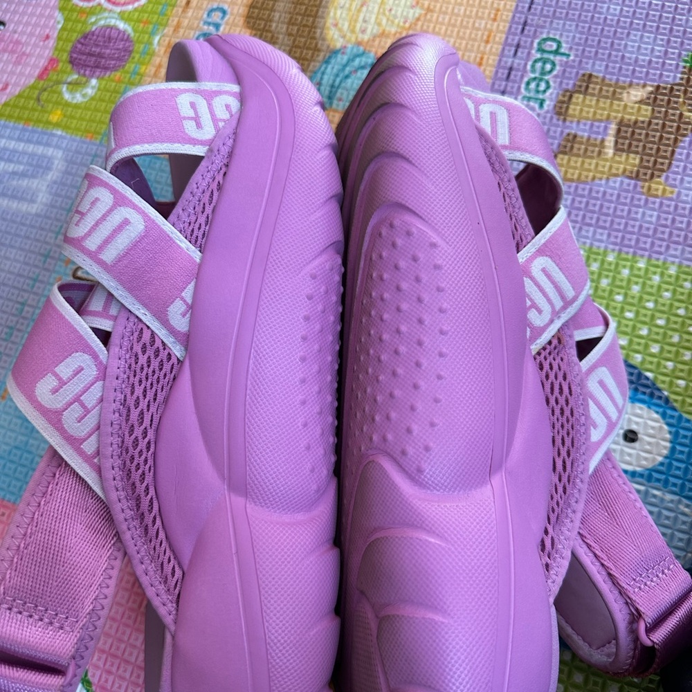 ugg la cloud sandals Pink Wildflowers Logo - Picture 5 of 9
